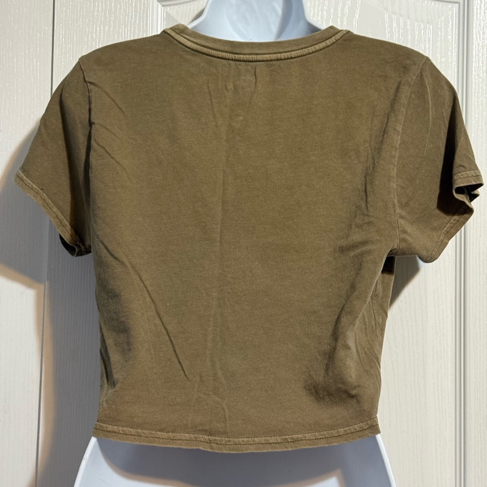 O’Neill Palm Lake‎ Cropped Tee — Olive — Size Large 🌴 - Picture 6 of 6